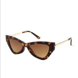 Tortoise Brown Cat Eye Sunglasses Shades